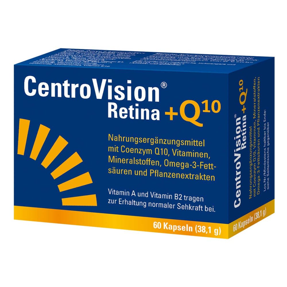 Centrovision Retina + Q10 Capsules, 60 pcs PZN 18599500