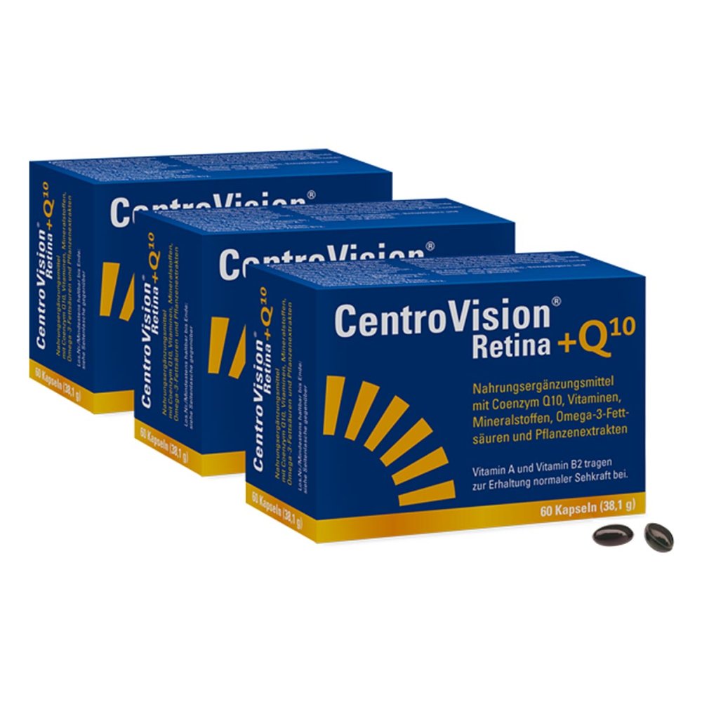 Centrovision Retina + Q10 胶囊,180 粒 PZN 18599517