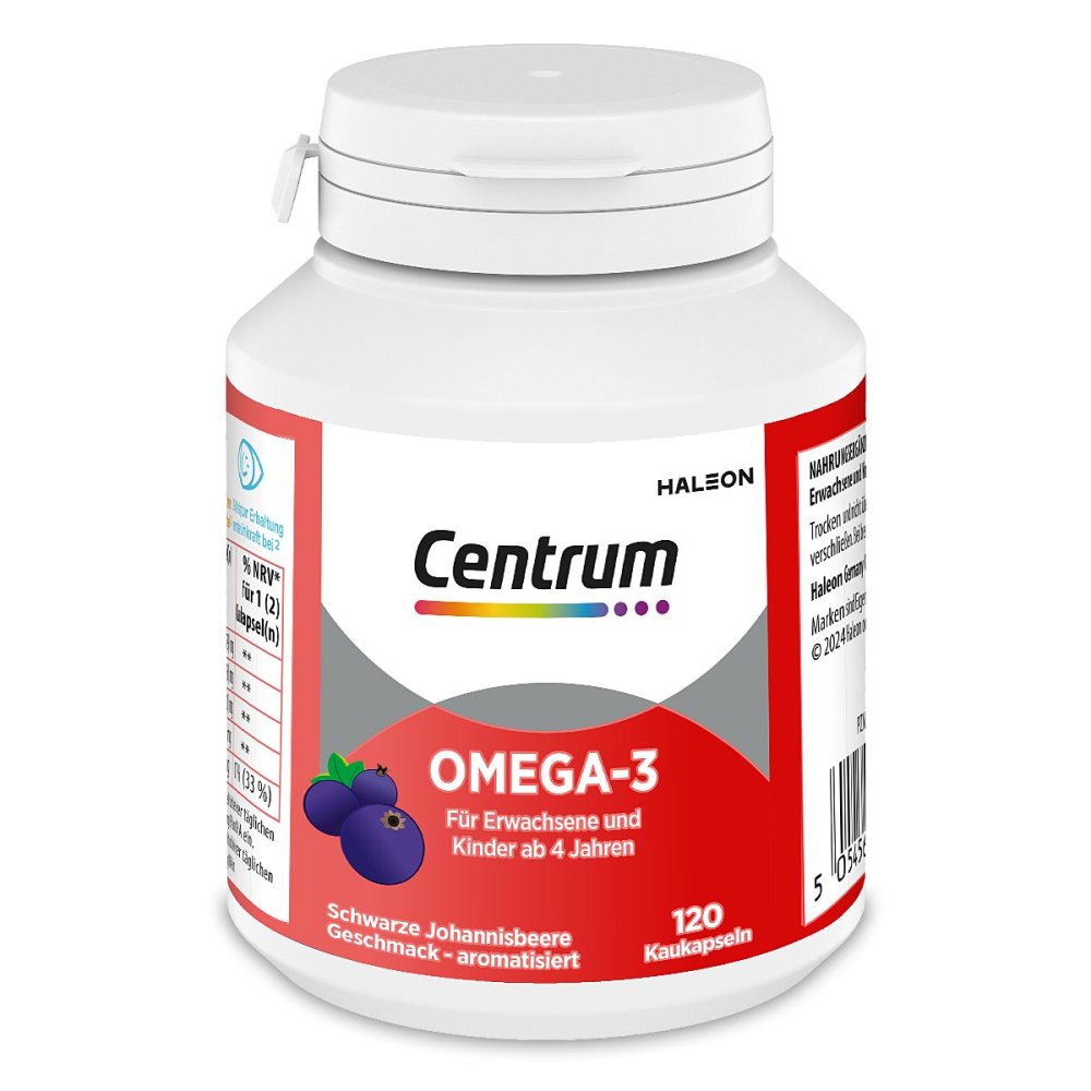 Centrum Omega-3 chewable capsules, 120 pieces PZN 19335298