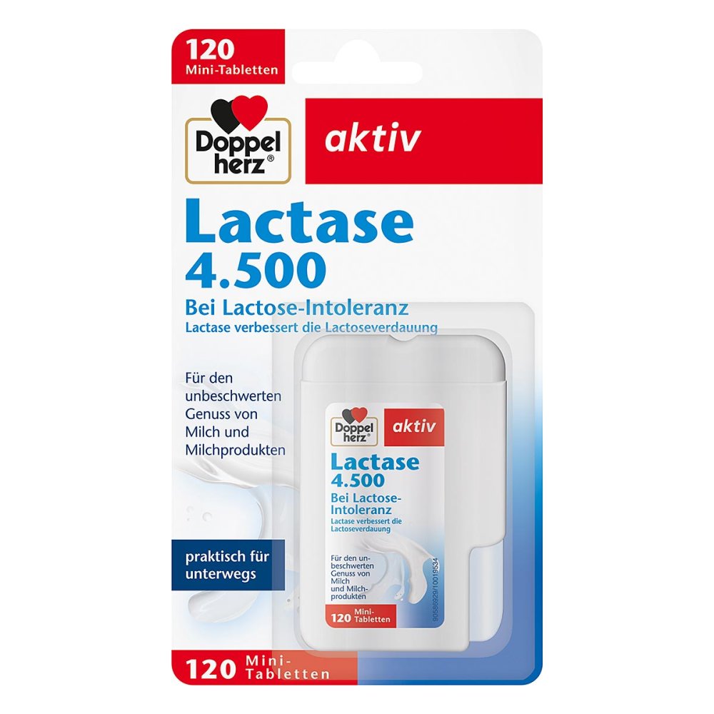 Doppelherz Lactase 4,500 Tablets, 120 pcs PZN 12894563