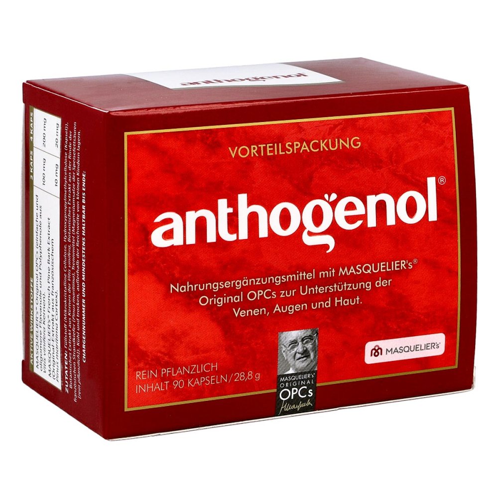 OPC Original Masqueliers Anthogenol Capsules, 90 pcs PZN 07321902