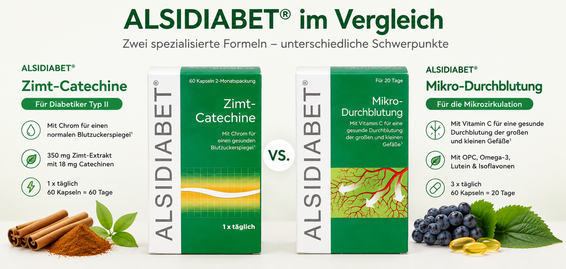 What’s the Difference Between ALSIDIABET Cinnamon Catechins and Mikro-Durchblutung?