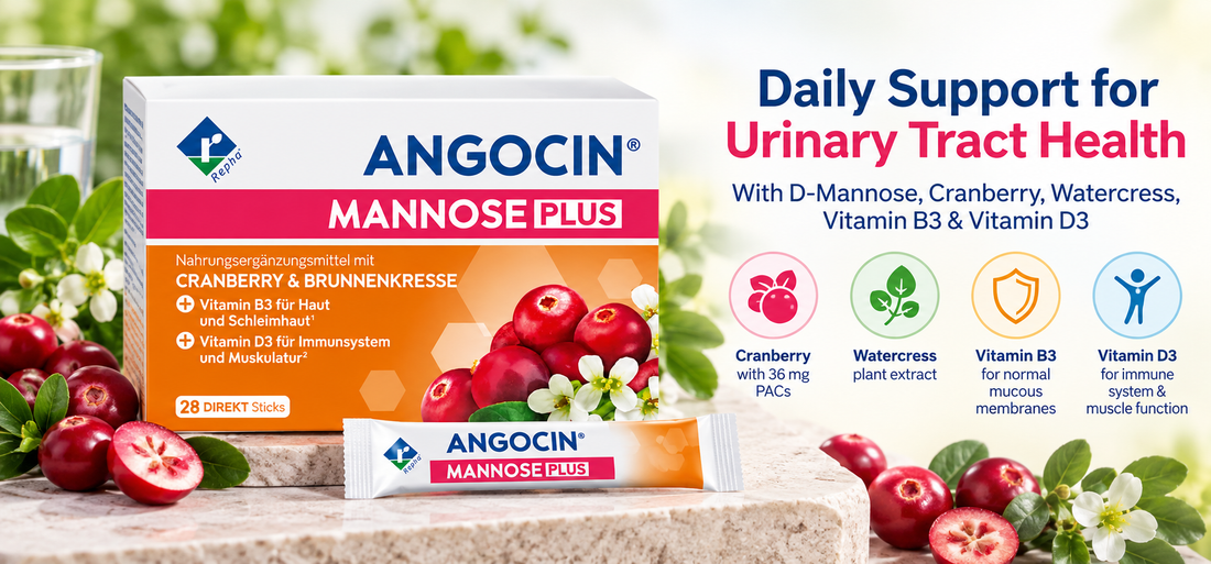 D-Mannose & Cranberry for Everyday Bladder Nutrition: What Makes ANGOCIN® MANNOSE PLUS Different?