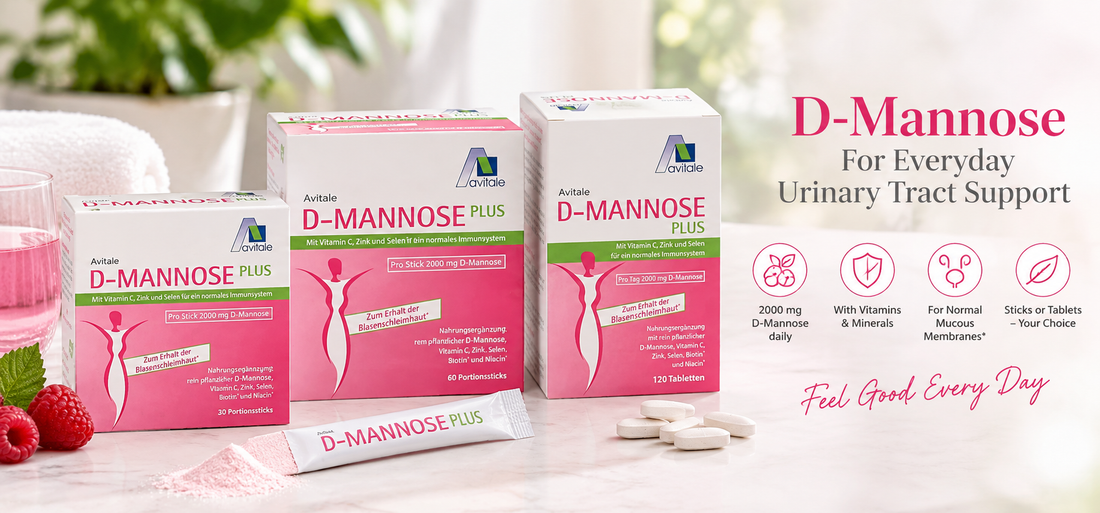 D-Mannose Explained: What Is It, What Does It Do & Which Avitale D-Mannose Plus Format Should You Choose?