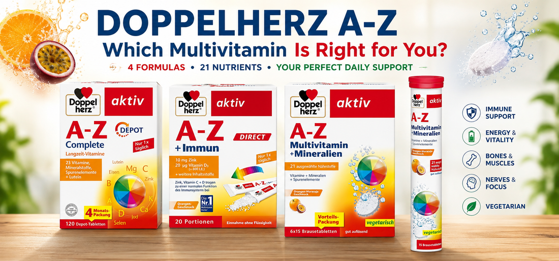 Doppelherz A-Z Multivitamins Compared: DEPOT vs DIRECT vs Effervescent – Which One Is Right for You?