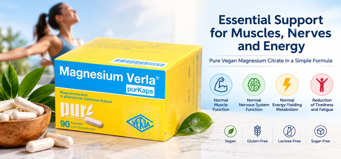 Magnesium Citrate Explained: Benefits, Daily Intake & Why a Pure Vegan Formula Matters