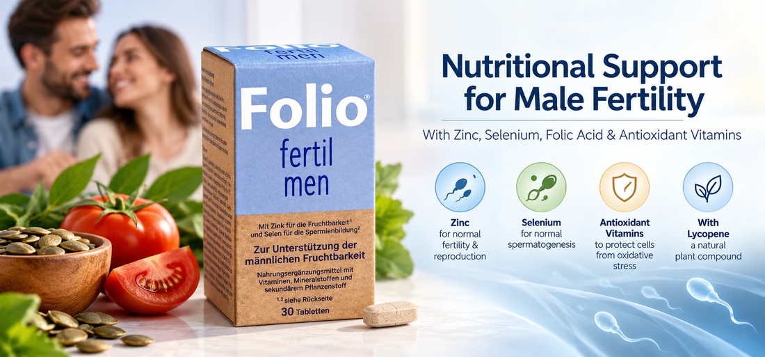 Male Fertility & Preconception Nutrition: Which Vitamins and Minerals Matter When Trying for a Baby?