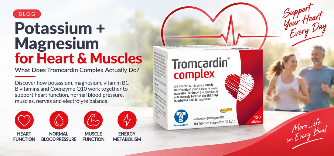 Potassium + Magnesium for Heart & Muscle Function: What Does Tromcardin Complex Actually Do?