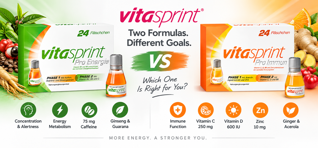 Vitasprint Pro Energie vs Pro Immun: Which One Is Right for You?