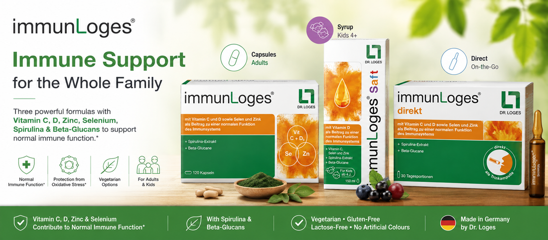 immunLoges Immune Support Guide: Capsules vs Kids Syrup vs Direkt Drinking Ampoules – Which One Is Right for You?
