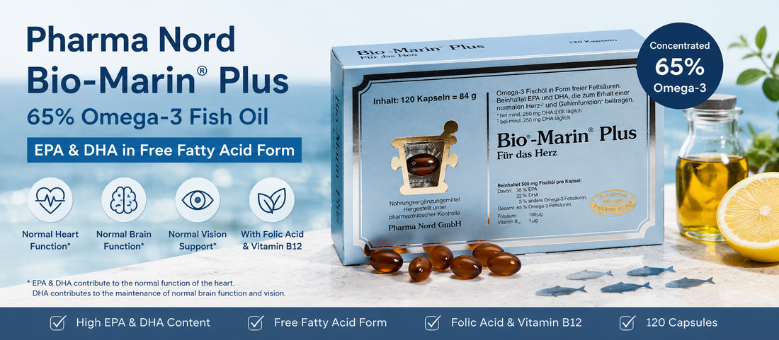 Why Omega-3 Concentration Matters: A Closer Look at Pharma Nord Bio-Marin Plus