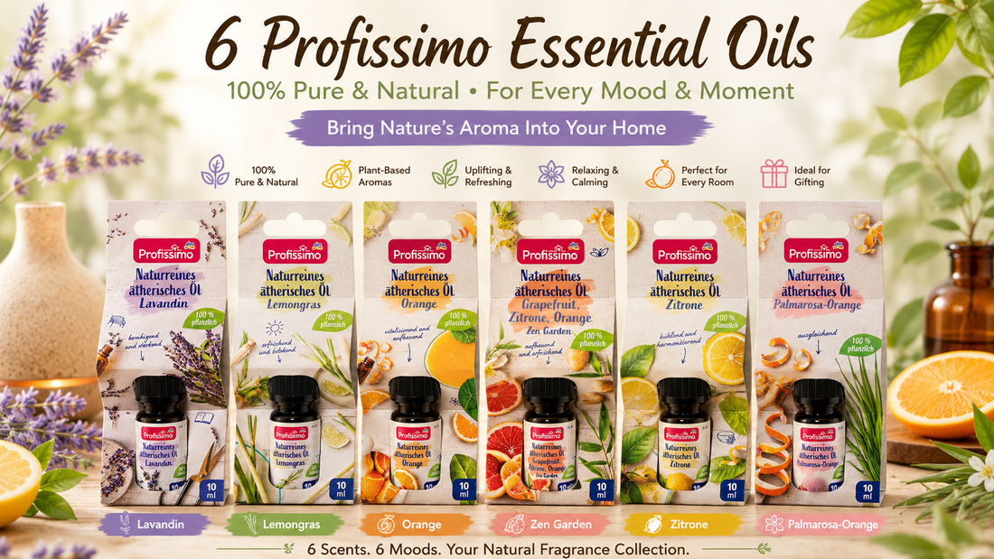 6 Profissimo Essential Oils for Every Mood: A Guide to Lemon, Orange, Lemongrass, Lavandin & Aromatic Blends