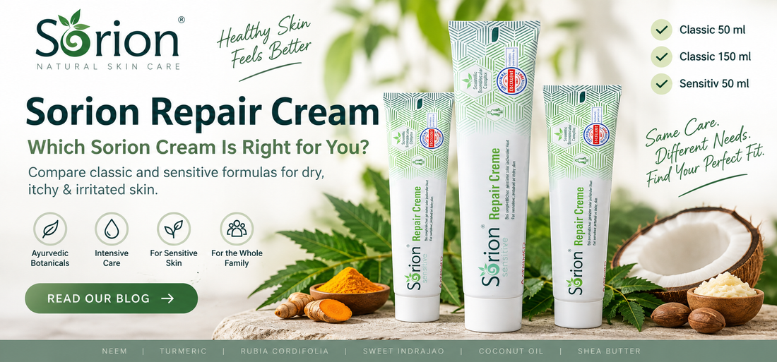 Sorion Repair Cream Guide: Which Sorion Cream Is Right for Dry, Itchy & Sensitive Skin?