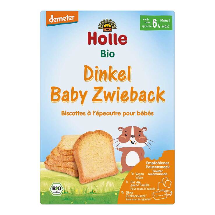 Holle Organic Baby Rusks Spelt, 200 g after 6 months PZN 03706901