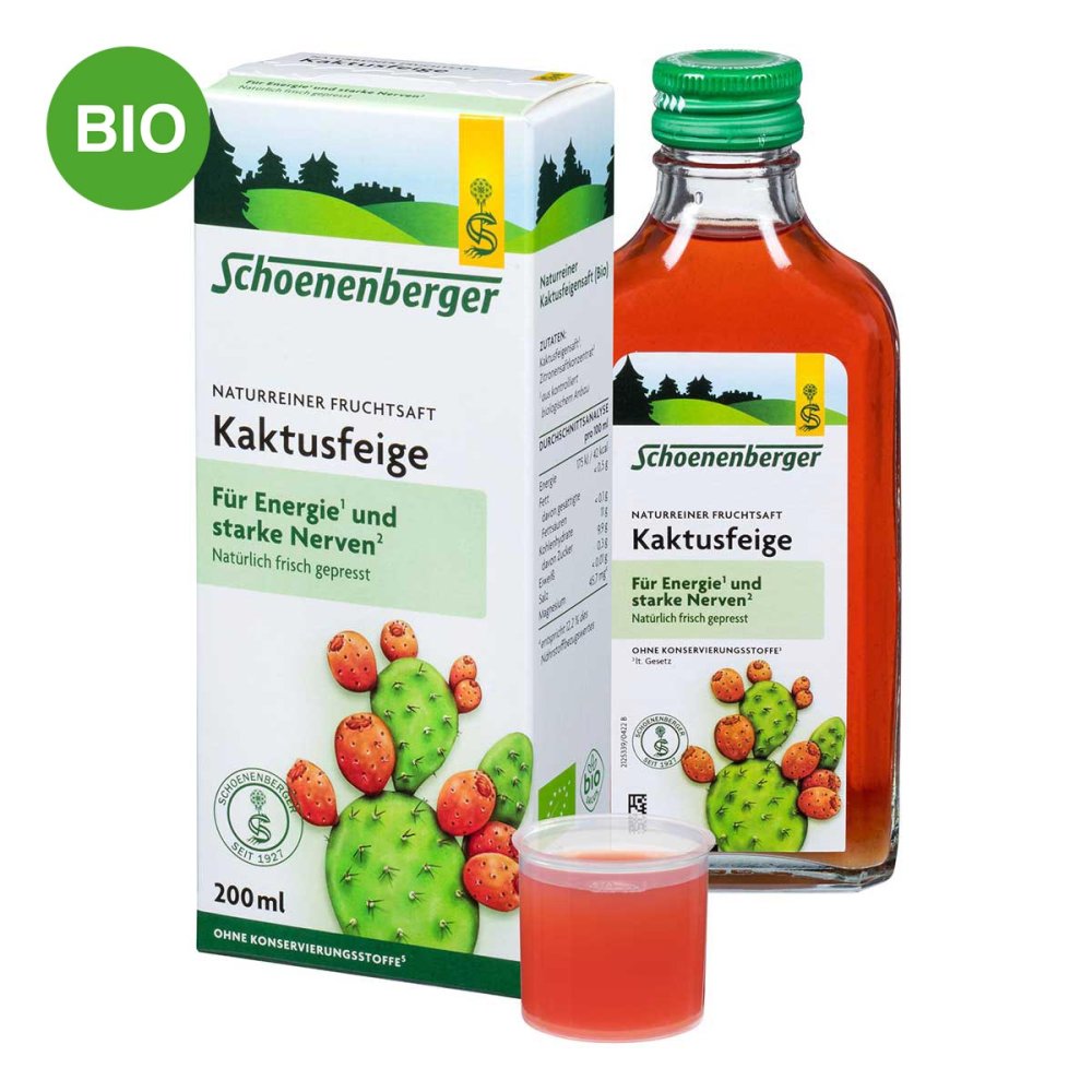 Schoenenberger有机仙人掌果汁 200 毫升 PZN 05566189