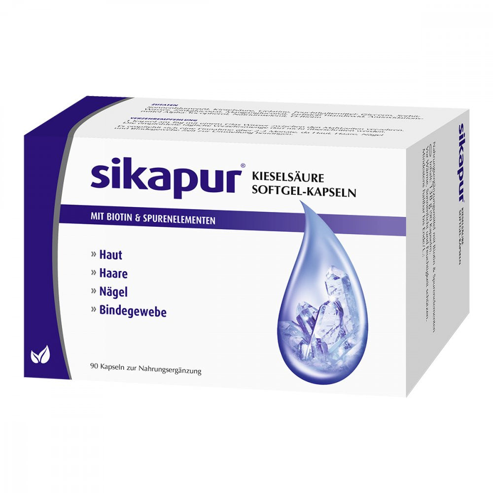 Sikapur 二氧化硅软胶囊（含生物素），90 粒，PZN 09923835