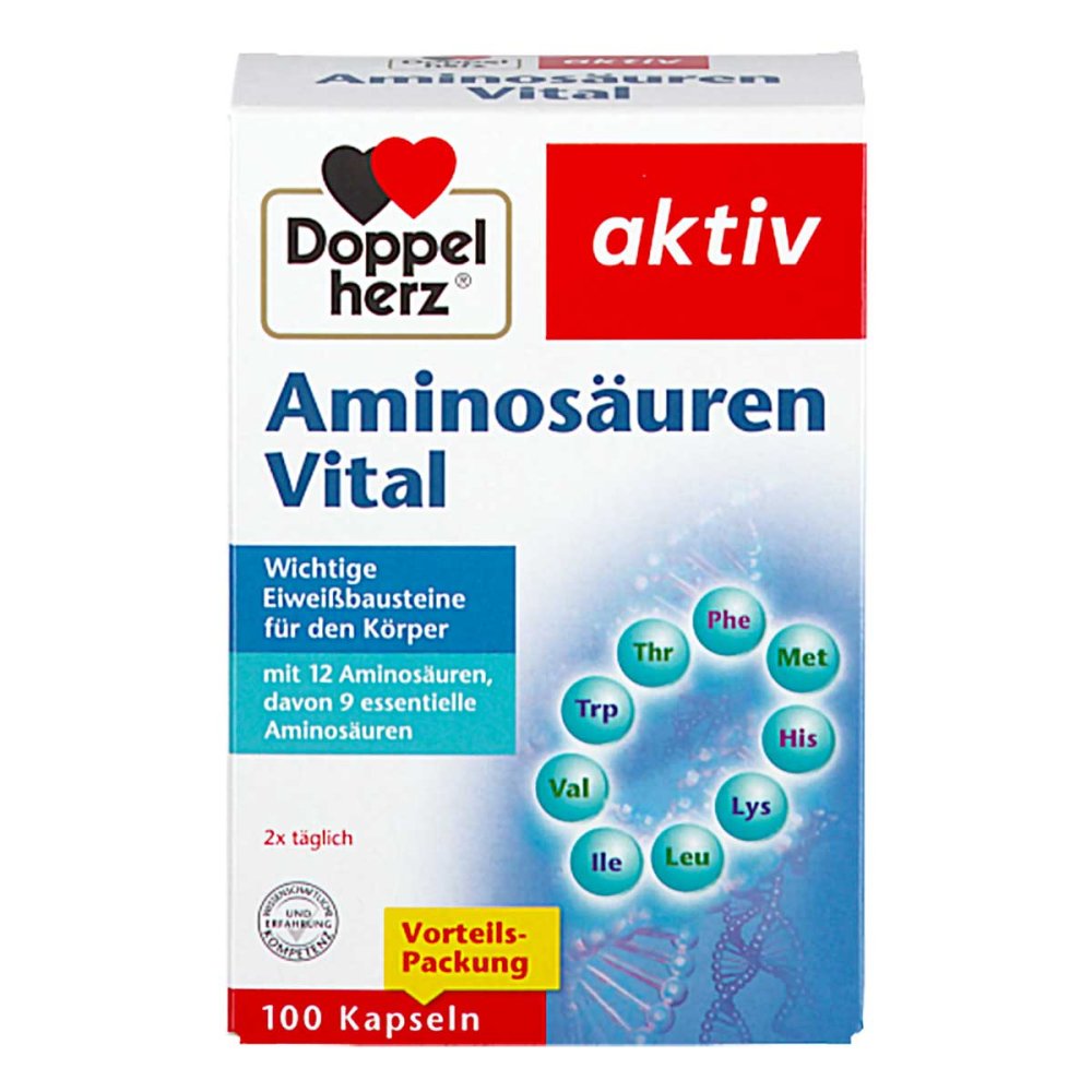 Doppelherz Amino Acid Vital Capsules, 100 pcs PZN 18710529
