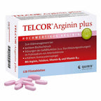 Telcor Arginin Plus 120 Film-Coated Tablets | Premium L-Arginine + Vitamin B6, B12 & Folic Acid | Vascular Nutritional Support | Vegan Made in Germany PZN 03104734