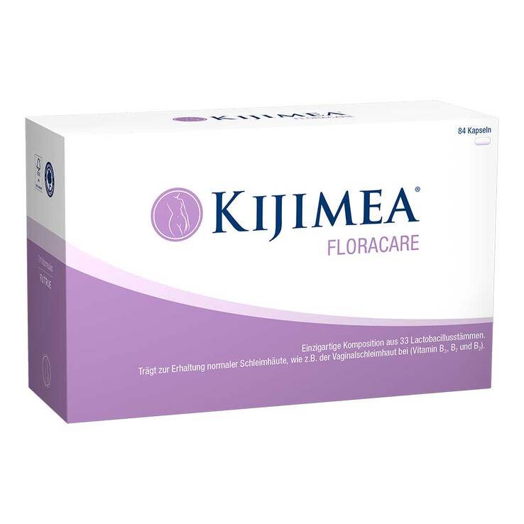 Kijimea FloraCare Capsules 84 pcs | 33 Lactobacillus Strains + Biotin & Zinc | PZN 19249328