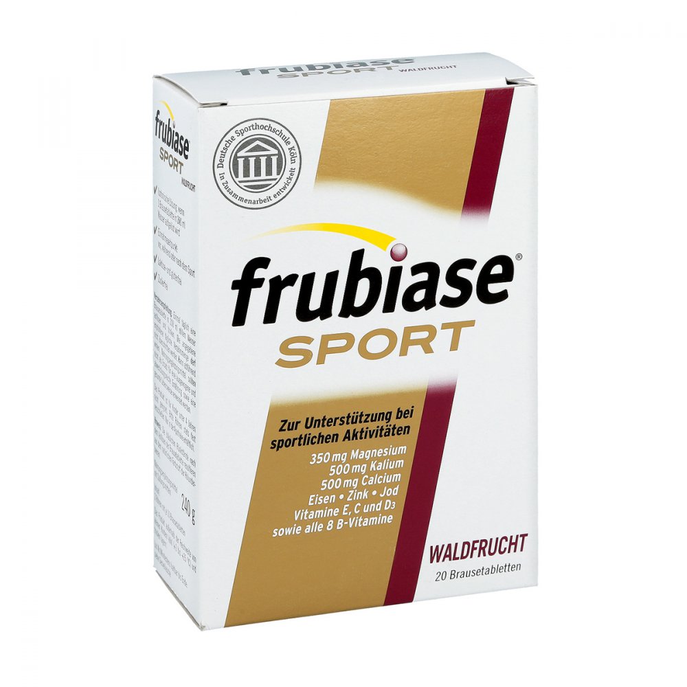 Frubiase Sport Forest Fruit Effervescent Tablets, 20 pcs PZN 07678722