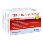 Telcor Arginin Plus 240 Film-Coated Tablets | Premium L-Arginine + Vitamin B6, B12 & Folic Acid | Vascular & Energy Nutritional Support | Vegan Made in Germany PZN 03104757