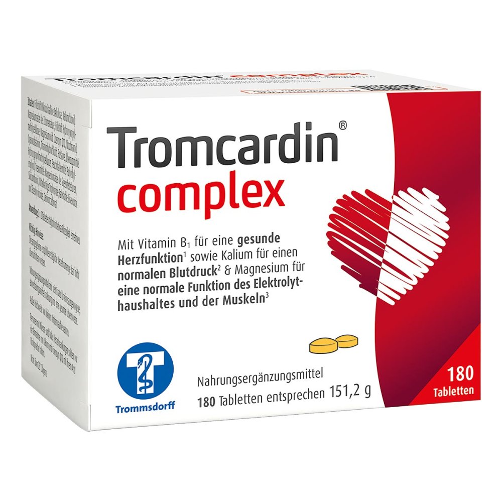 Tromcardin 复合物 180 片 - 您的心脏和健康伙伴 PZN 15640662