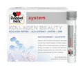 Doppelherz System Collagen Beauty | Collagen Peptides, Biotin, Vitamin C & Zinc | Skin Beauty Drink | 30 Ready-to-Drink Bottles | PZN 13332904