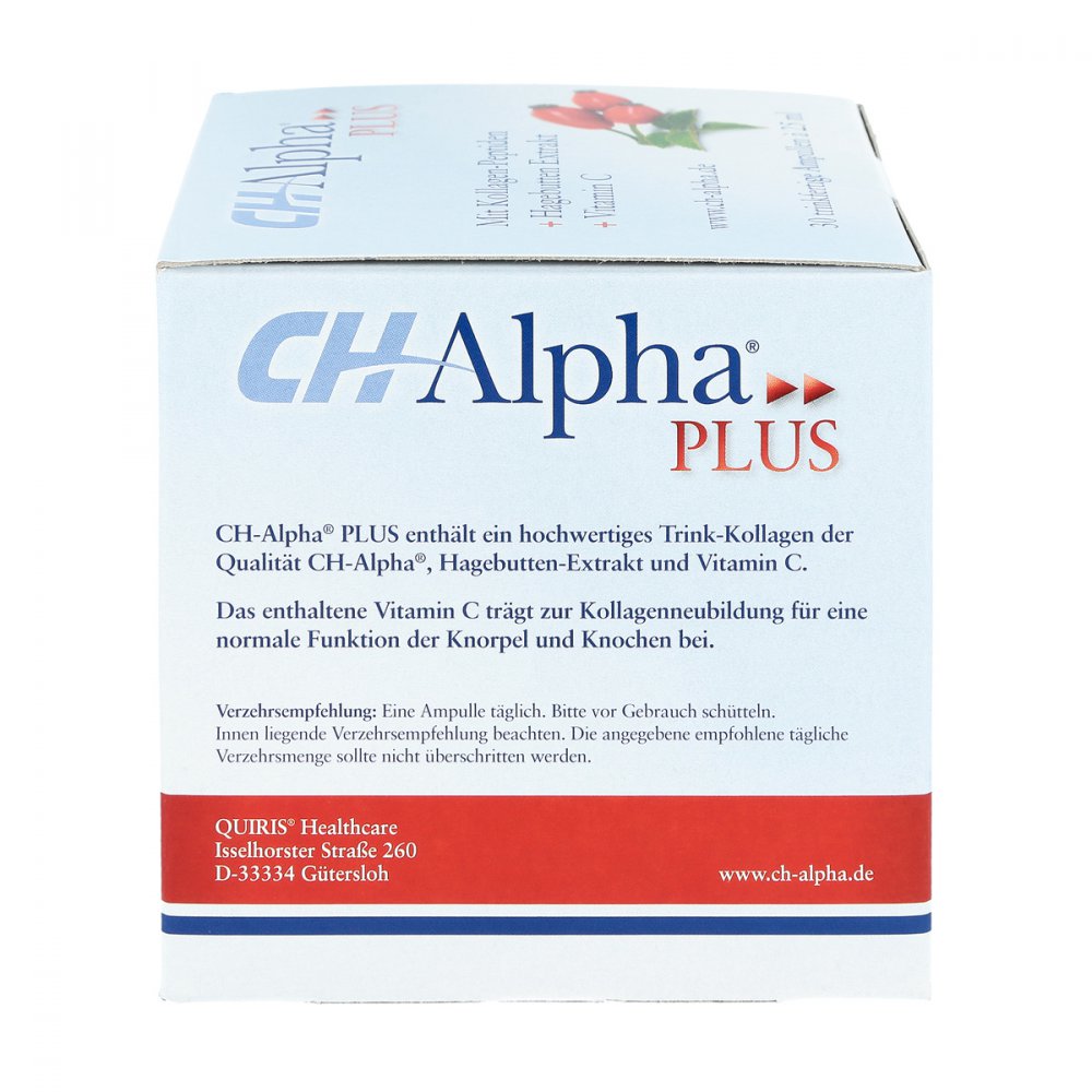 CH-Alpha PLUS Joint Collagen Drinking Ampoules 30 pcs PZN 05005597 for healthy joints and cartilage with rosehip extract and vitamin C