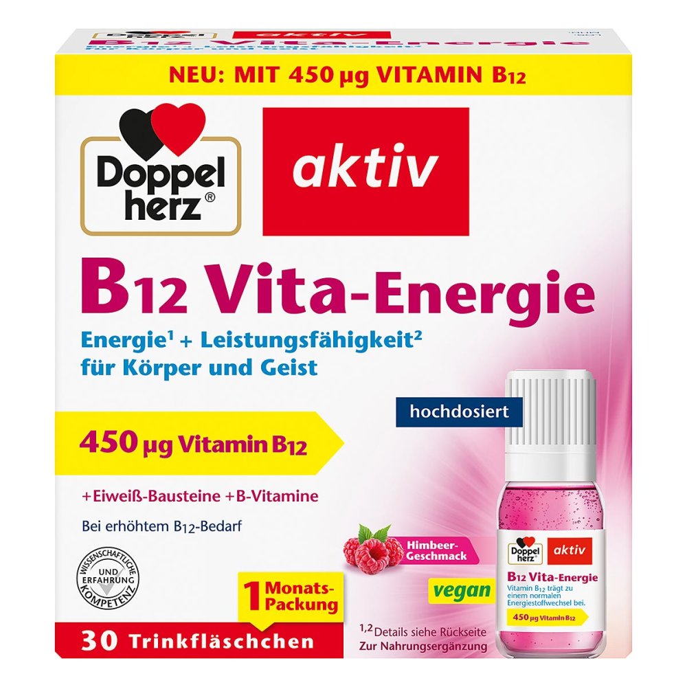 Doppelherz B12 维他命能量饮用安瓿瓶 30 支 PZN 15252954