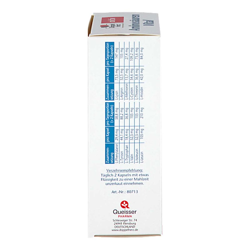 Doppelherz Amino Acid Vital Capsules, 100 pcs PZN 18710529