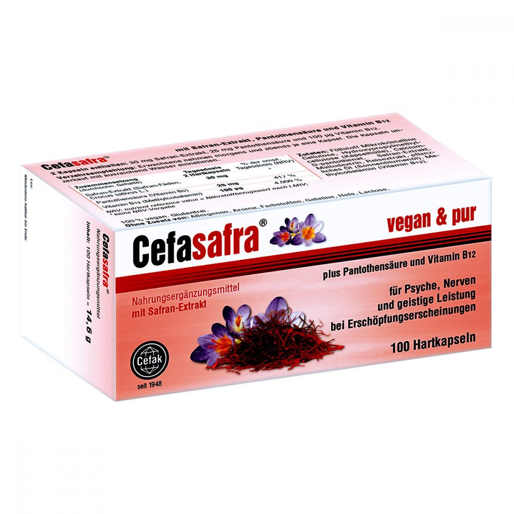 Cefasafra硬胶囊，100粒，PZN 15656628