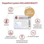 Doppelherz System Collagen Beauty | Collagen Peptides, Biotin, Vitamin C & Zinc | Skin Beauty Drink | 30 Ready-to-Drink Bottles | PZN 13332904