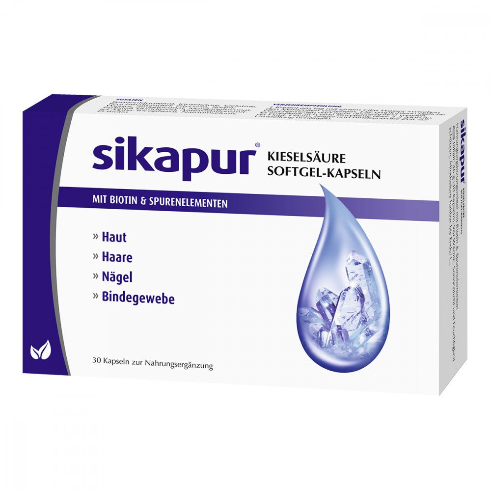 Sikapur 二氧化硅软胶囊（含生物素）30 粒 PZN 09923835
