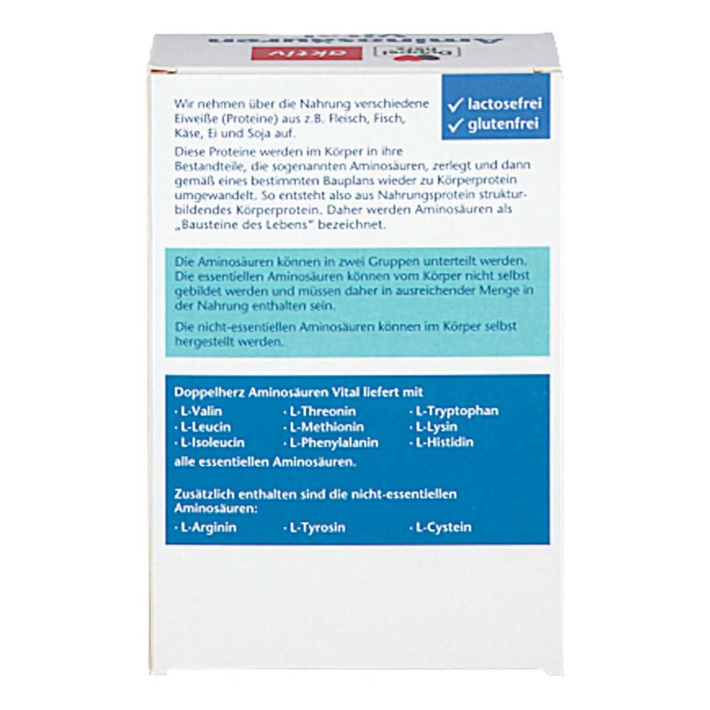 Doppelherz Amino Acid Vital Capsules, 100 pcs PZN 18710529