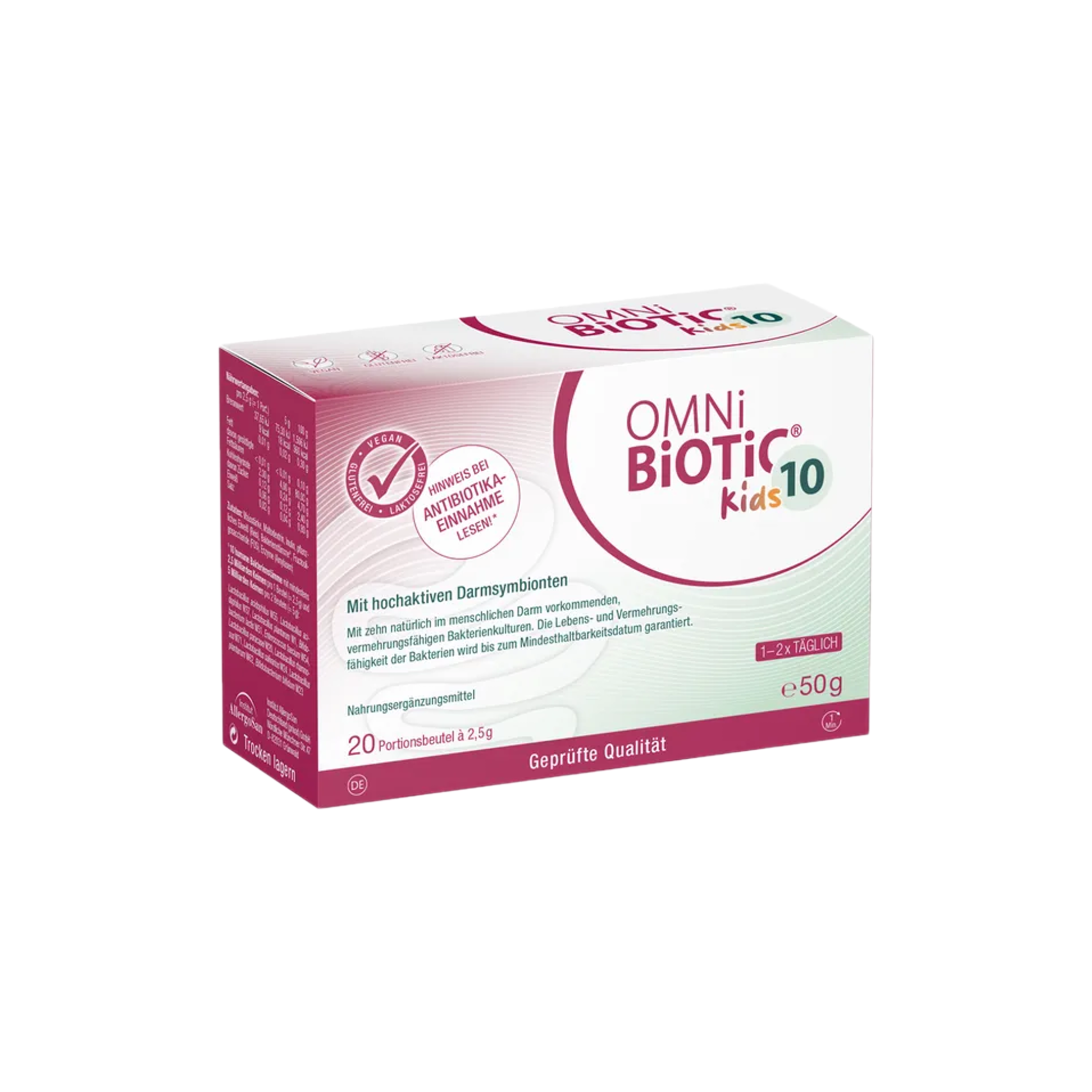 OMNi-BiOTiC 10 Kids 20 Sachets | Children's Probiotic | 10 Clinically Selected Bacterial Strains | 2.5 Billion Live Cultures | Gluten & Lactose Free PZN 18854429