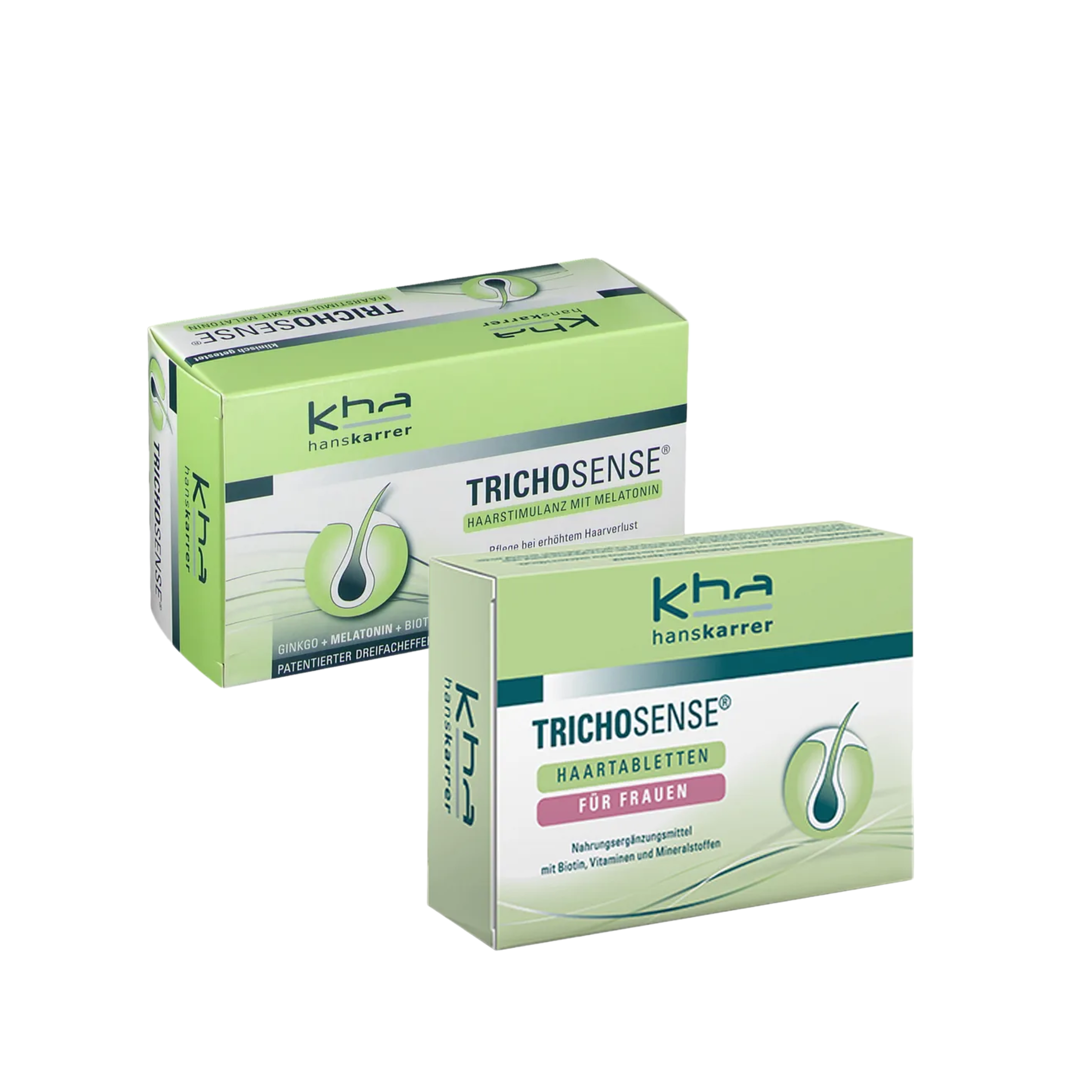 TRICHOSENSE Women's Hair Care Duo | Hair Tablets for Women (PZN 13912033) + TRICHOSENSE® Scalp Solution 30 × 3 ml (PZN 00202324) | Complete Inside & Outside Hair Care