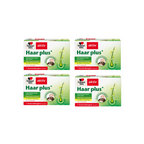 Doppelherz aktiv Haar plus+ 4-Pack Bundle 28 Hair Ampoules (4 × 7 × 6 ml) PZN 16866090 | Scalp Hair Serum | Supports Natural Hair Growth
