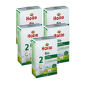 Holle Organic Goat Milk Follow-On Formula 2 Value Pack 2000g 5 × 400 g | From 6 Months | Demeter Organic | Goat Whole Milk | Palm Oil Free