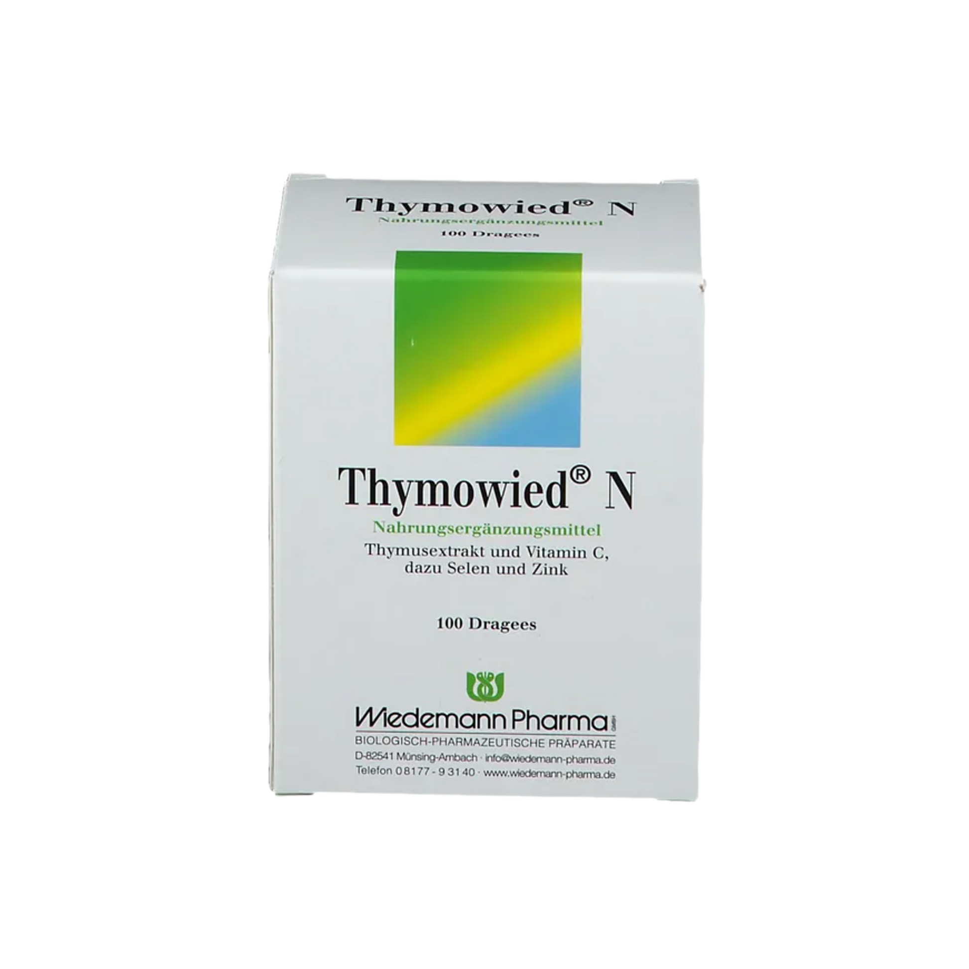 德国原装 Thymowied N胸腺肽复合营养素片100粒 含维生素C、维生素B6、硒和锌 | 提高免疫力 PZN 05143106