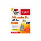 Doppelherz Kids Vitamin D3 400 IU Gel Tabs – 27 Count | Immune & Bone Support