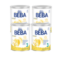 Nestlé BEBA 3 Follow-On Formula Family Value Pack 3200g 4 × 800 g | From 10 Months | 5 HMOs, DHA & ALA | Lactose Only | Palm Oil Free