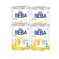 Nestlé BEBA 2 Follow-On Formula Family Value Pack 3200g 4 × 800 g | From 6 Months | 5 HMOs, DHA & ALA | Lactose Only | Palm Oil Free