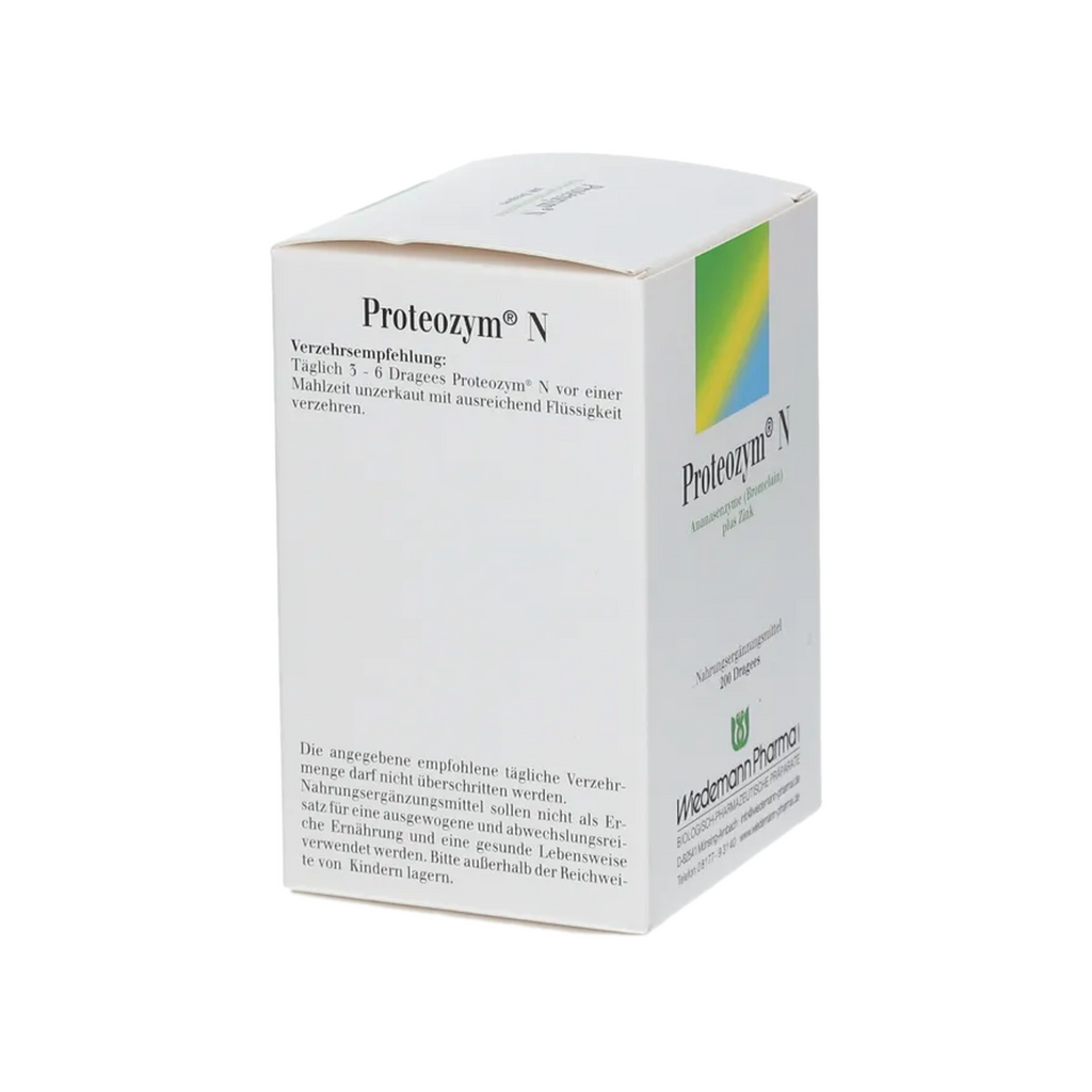 Proteozym N 200 Coated Tablets | Bromelain & Zinc | Protein Synthesis Support, Bone, Hair, Skin & Nails PZN 05143193