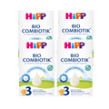 HiPP Organic COMBIOTIK 3 Follow-On Formula Family Value Pack 2400g 4 × 600 g | From 10 Months | Organic | Natural Lactic Cultures, GOS, DHA & Metafolin