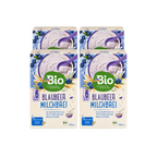 dmBio Organic Blueberry Milk Cereal Value Pack 1000g 4 × 250 g | From 6 Months | Whole Grain Cereals | Organic | No Added Sugar | Made in Germany