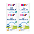 HiPP Organic Stage 1 COMBIOTIK Infant Formula Family Value Pack 2400g 4 × 600 g | From Birth | Organic Natural Lactic Cultures, GOS, DHA & Organic Starch
