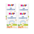 HiPP PRE HA COMBIOTIK Infant Formula Family Value Pack 2400g 4 × 600 g | From Birth | Hydrolyzed Protein | GOS, Natural Lactic Cultures & DHA