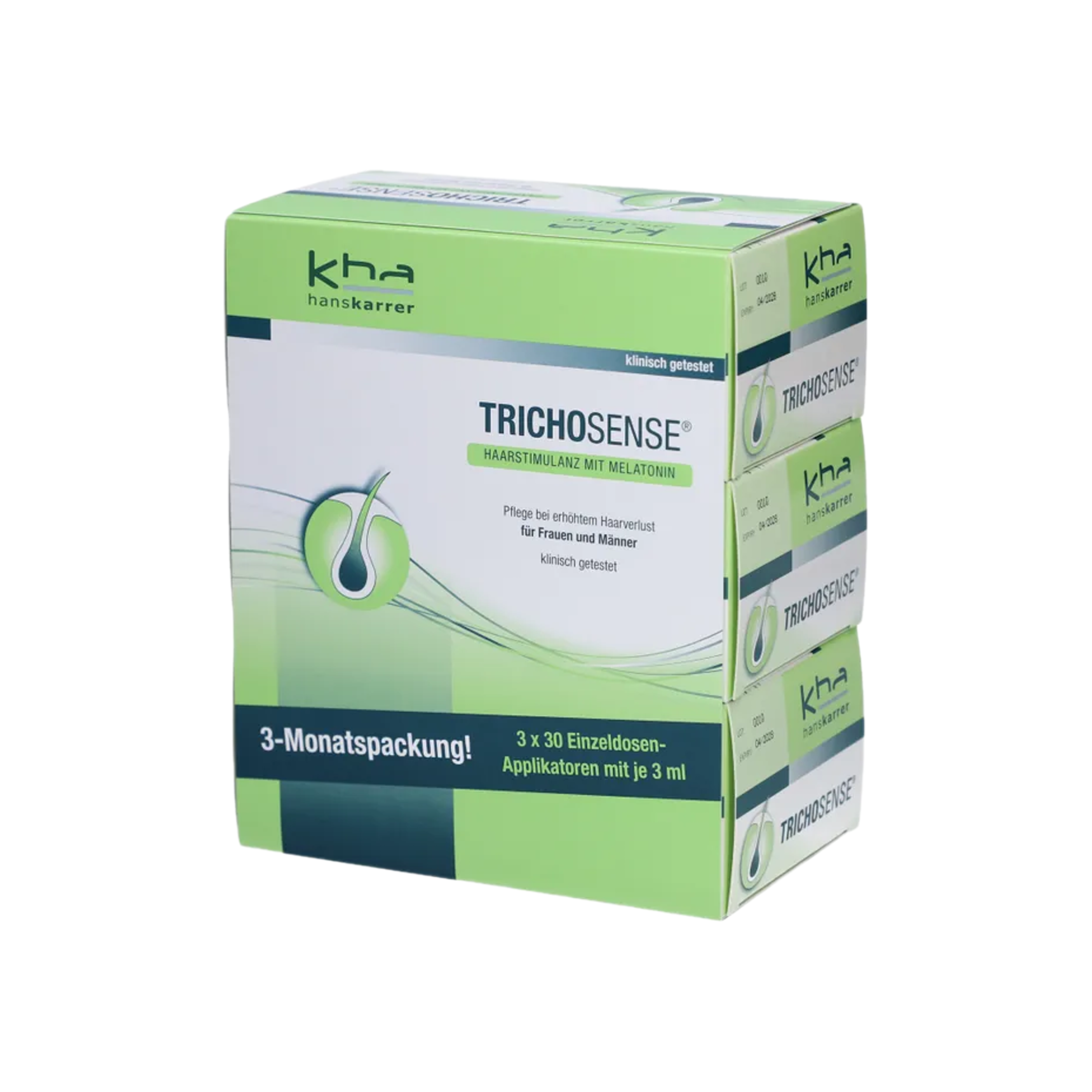 TRICHOSENSE Solution 100 ml PZN 03317915 | Melatonin & Ginkgo Biloba Scalp Care Solution | For Thinning Hair | Cosmetic Hair Care