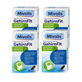 Mivolis GehirnFit Capsules 120 Capsules | Value Pack | 4 × 30 Capsules | DHA, Choline, Zinc, Pantothenic Acid & Vitamin B12 | Brain & Cognitive Support