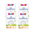 HiPP HA 1 COMBIOTIK Infant Formula Family Value Pack 2400g 4 × 600 g | From Birth | Hydrolyzed Protein | Natural Lactic Cultures, GOS & DHA
